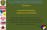 Chapter 2 Hazardous Materials  Properties and Hazards