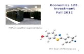 Economics 122. Investment Fall  2012