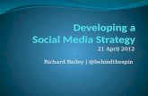 Developing a Social  Media Strategy