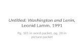 Untitled: Washington and Lenin,  Leonid  Lamm , 1991