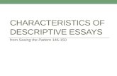 Characteristics of Descriptive Essays