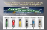Spatial Patterns  for  Alternative Vehicle Fuel Station Locations in Maryland