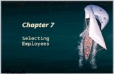 Chapter 7 Selecting Employees