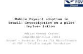Mobile Payment adoption in Brazil: investigation on a pilot implementation