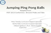 Jumping  Ping Pong  Balls Adapted from FAST 2013 Conference:  Brevard Make and Take
