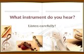 What instrument do you hear?