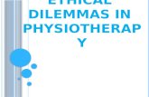 Common  Ethical  Dilemmas In  Physiotherapy