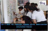 LET’S MOVE THE CAMPAIGN THROUGH SOCIAL MOBILISATION Overall Plan, May 2012 to April 2013
