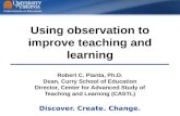 Using observation to improve teaching and learning
