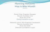 Planning Horizons  May is Bike Month (May 2012)