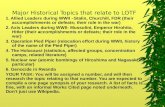 Major Historical Topics that relate to LOTF