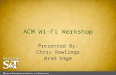 ACM Wi-Fi Workshop