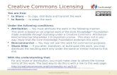Creative Commons Licensing