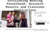 Envisioning Working Parenthood: Research Results and Classroom Applications