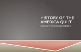 History of the America Quilt