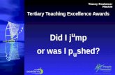 Tertiary Teaching Excellence Awards