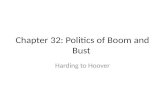 Chapter 32: Politics of Boom and Bust