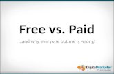 Free  vs. Paid