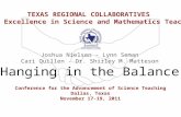 TEXAS REGIONAL COLLABORATIVES  for  Excellence in Science and Mathematics Teaching