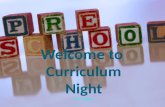 Welcome to  Curriculum Night Mrs. Walters