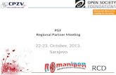 PGF  Regional Partner Meeting