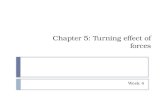 Chapter 5: Turning effect of forces