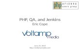 PHP, QA, and Jenkins Eric Cope