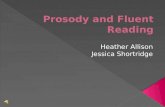 Prosody and Fluent Reading