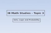 IB Math Studies – Topic 3