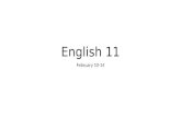English  11