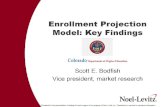 Enrollment Projection Model: Key Findings