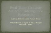 Real-Time Strategy Artificial Intelligence Research