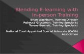 Blending E-learning with In-person Training