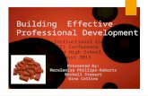Building  Effective Professional Development