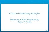 Practice Productivity Analysis