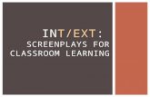In t / ext : Screenplays for classroom learning