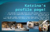 Katrina’s profile page!