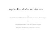 Agricultural Market Access