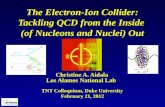 The Electron-Ion Collider: Tackling QCD from the Inside  (of Nucleons and Nuclei) Out
