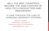 Martin Carnoy Stanford University Higher School of Economics September  18,  2012