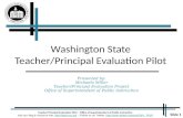 Washington State Teacher/Principal Evaluation Pilot