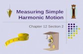 Measuring Simple Harmonic Motion