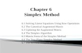Chapter 6 Simplex Method