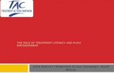The role of treatment literacy and  PLHIV  empowerment
