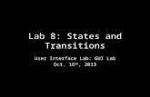 Lab 8:  States  and T ransitions