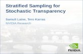 Stratified Sampling  for  Stochastic Transparency