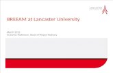 BREEAM at Lancaster University