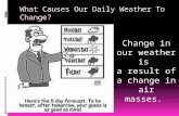 What Causes Our Daily Weather To Change?