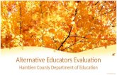 Alternative Educators Evaluation