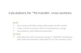 Calculations for  56 Ni transfer  cross sections